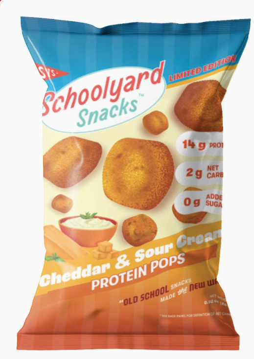 Better than Good Foods - Cheddar & Sour Cream Protein Puffs - Grab N' Go Bag - Gluten Free, Nut Free, Sugar Free, Soy Free, GMO Free, Nut Free