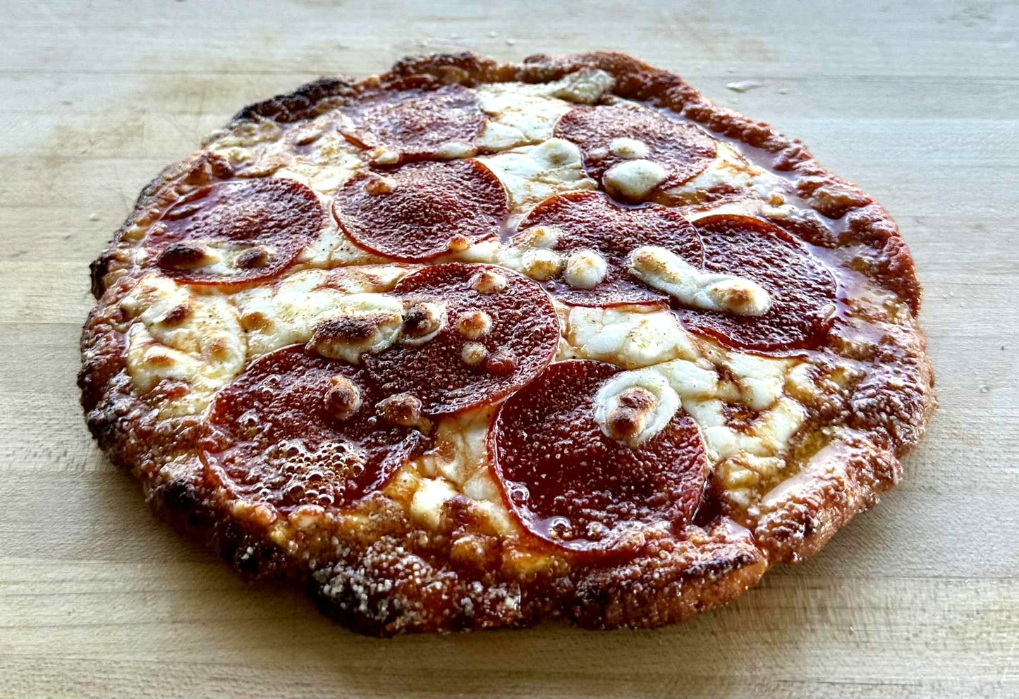 Carb Smart Keto Fat Head Italian Seasoned Pizza Crust - 5 oz Personal Pizza - Gluten Free, Sugar Free, Low Carb & Diabetic Friendly