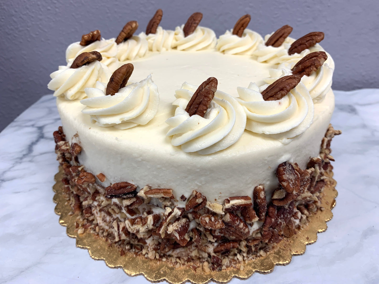 PICK UP ONLY - Keto 8" Cake - Decorated Vanilla Cake - Gluten Free, Sugar Free, Low Carb & Keto Approved
