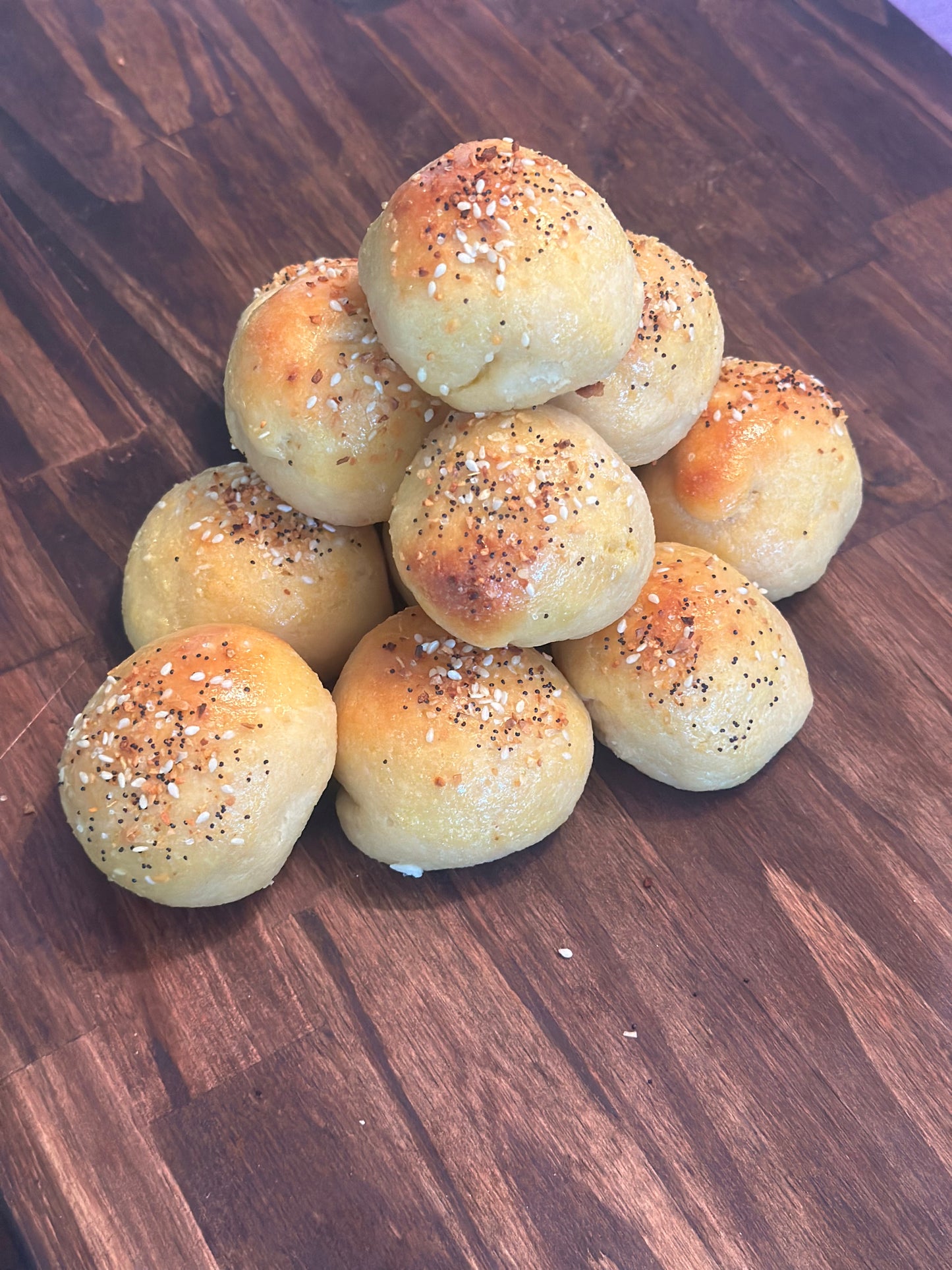 Carb Smart Everything Bagel Bombs - Copy Cat Dunkin Keto Bagel Bites - Gluten Free, Sugar Free, Low Carb & Keto Approved