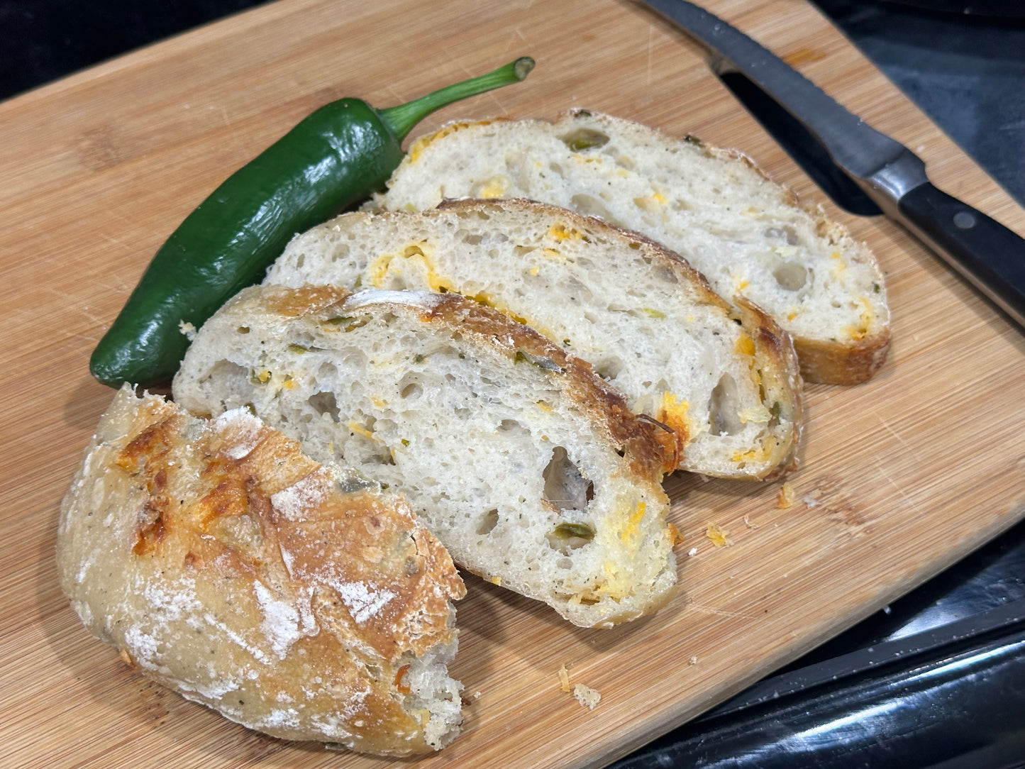 Sourdough Loaf - Jalapeno Cheddar - Gut Healthy, Long Fermentation
