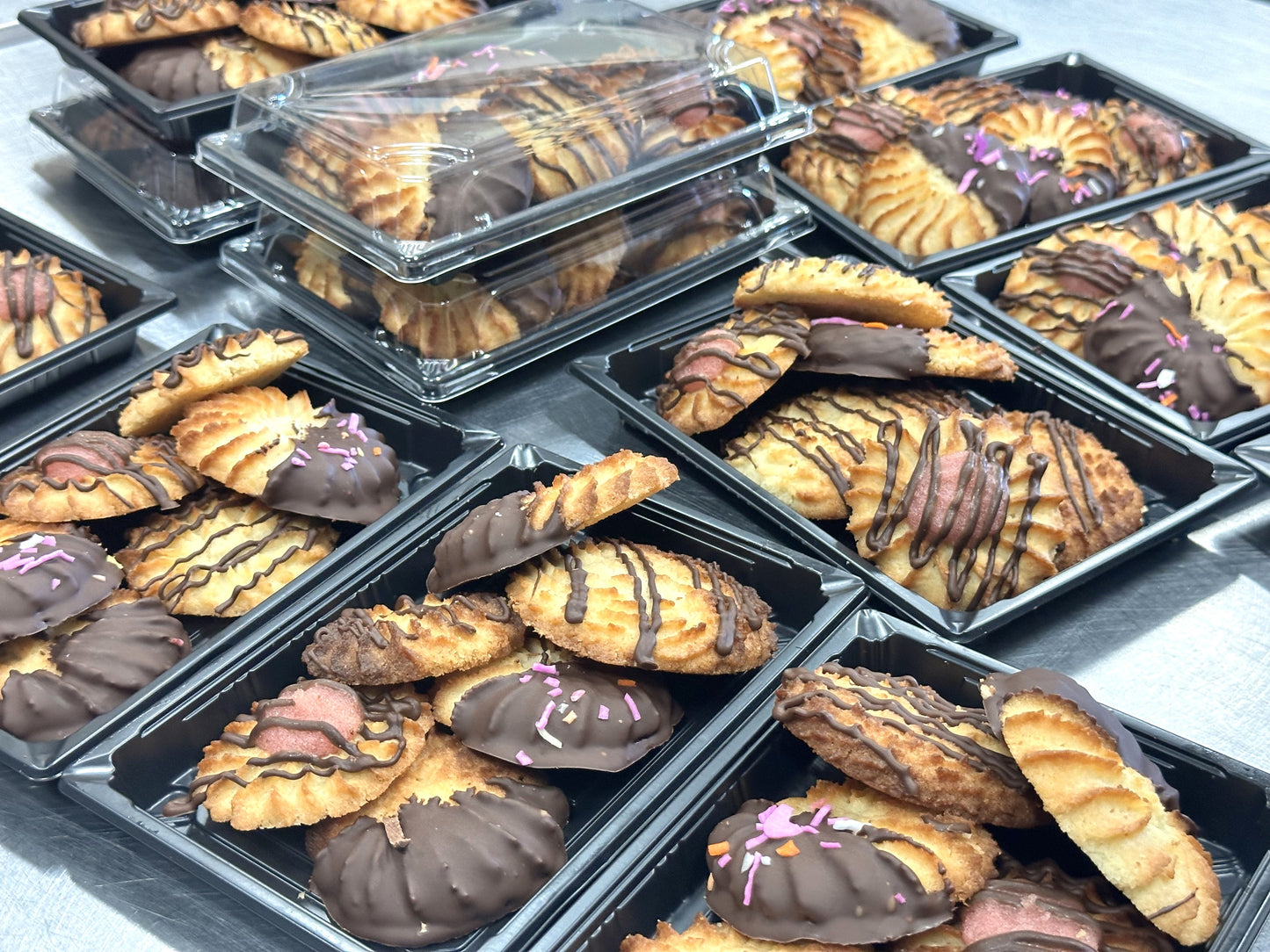 Keto Danish Butter Cookies - Chocolate Dipped Cookie - Gluten Free, Sugar Free, Low Carb & Keto Approved