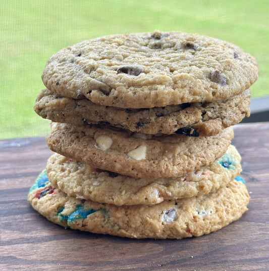 Sourdough Cookies - Halloween / Fall Themed M&M Candy Cookie - Gut Healthy, Long Fermentation