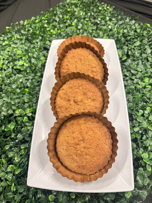 Keto Carrot Cake Muffin - Gluten Free, Sugar Free, Low Carb & Keto Approved