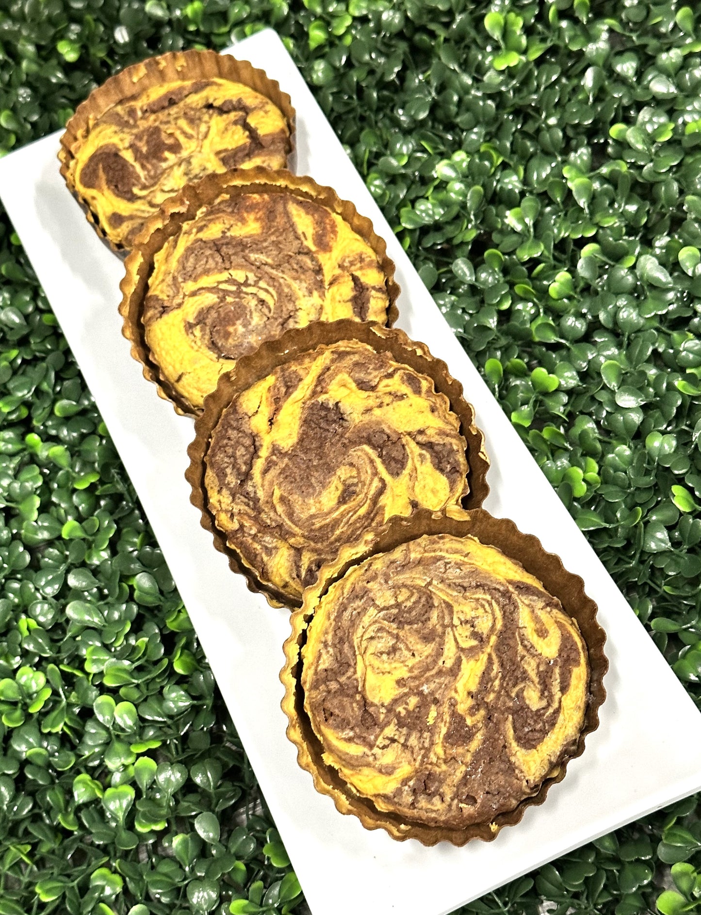 Carb Smart Fudgy Brownies - Pumpkin Cheesecake Brownie - Gluten Free, Sugar Free, Low Carb & Keto Approved