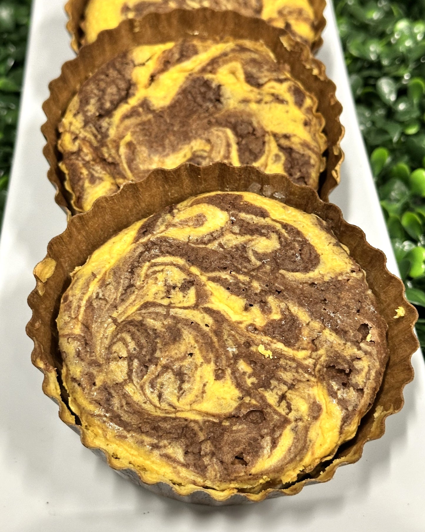 Carb Smart Fudgy Brownies - Pumpkin Cheesecake Brownie - Gluten Free, Sugar Free, Low Carb & Keto Approved