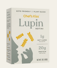 Load image into Gallery viewer, Chef&#39;s Kiss - Lupin Pasta - Rotini - Gluten Free, Low Carb, Keto Approved, High Protein

