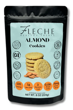 Load image into Gallery viewer, Flèche Healthy Treats - Sugar Free and Cholesterol Free Almond Cookies - Grain Free, Low Carb &amp; Keto Approved
