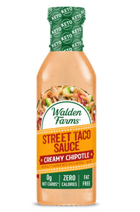Walden Farms - Street Taco Sauce - Creamy Chipotle - Gluten Free, Sugar Free, ZERO Carb, VEGAN & Keto Approved