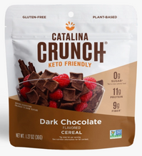 Load image into Gallery viewer, Catalina Crunch - Dark Chocolate Cereal (1.27 oz) - Gluten Free, Low Sugar, Low Carb &amp; Keto Friendly
