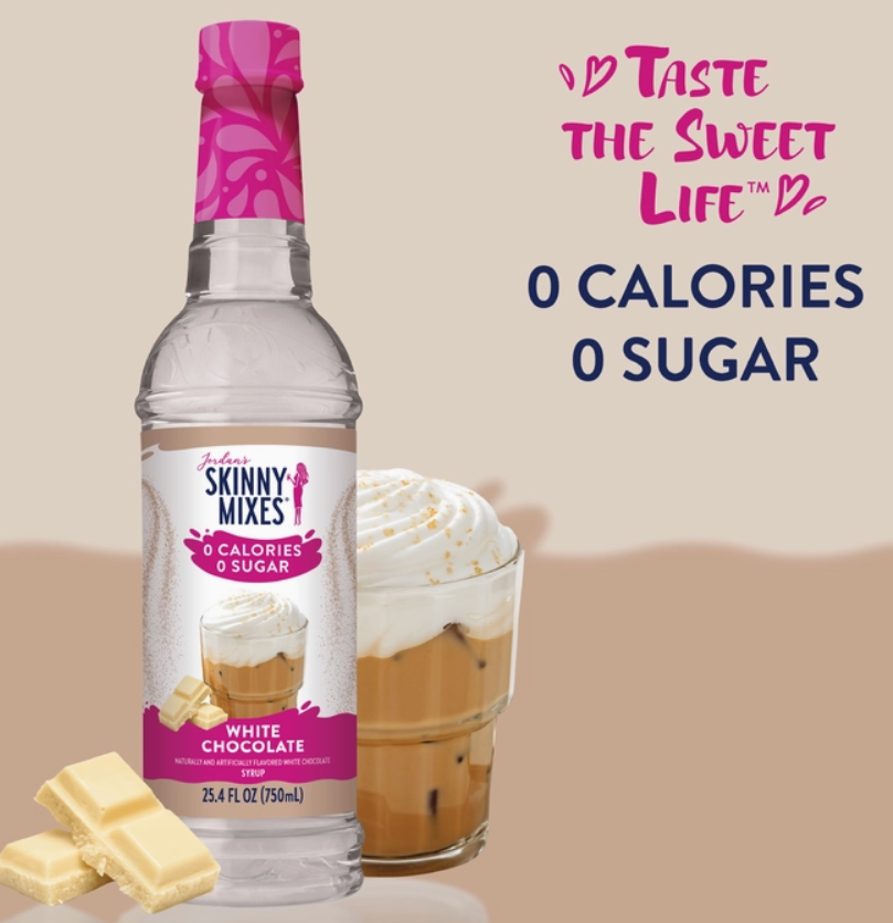 Skinny Mixes - White Chocolate - 0 Calories, 0 Sugar, 0 Carbs & Keto Approved