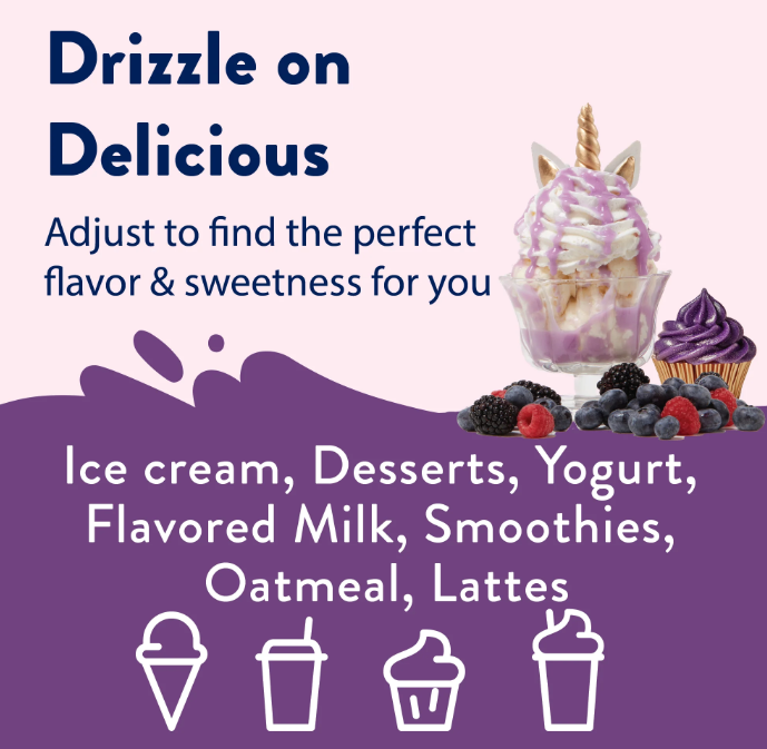 Skinny Mixes - Unicorn Sauce - 0 Calories, 0 Sugar, 0 Carbs & Keto Approved