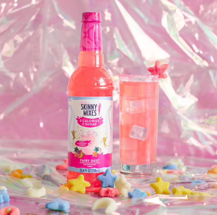 Skinny Mixes - Fairy Dust Sugar Free Syrup - 0 Calories, 0 Sugar, 0 Carbs & Keto Approved