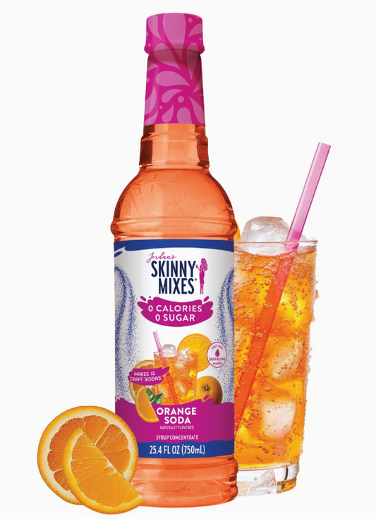 Skinny Mixes - Orange Soda Syrup - 0 Calories, 0 Sugar, 0 Carbs & Keto Approved