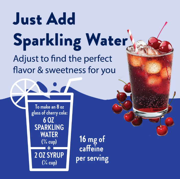 Skinny Mixes - Cherry Cola - 0 Calories, 0 Sugar, 0 Carbs & Keto Approved