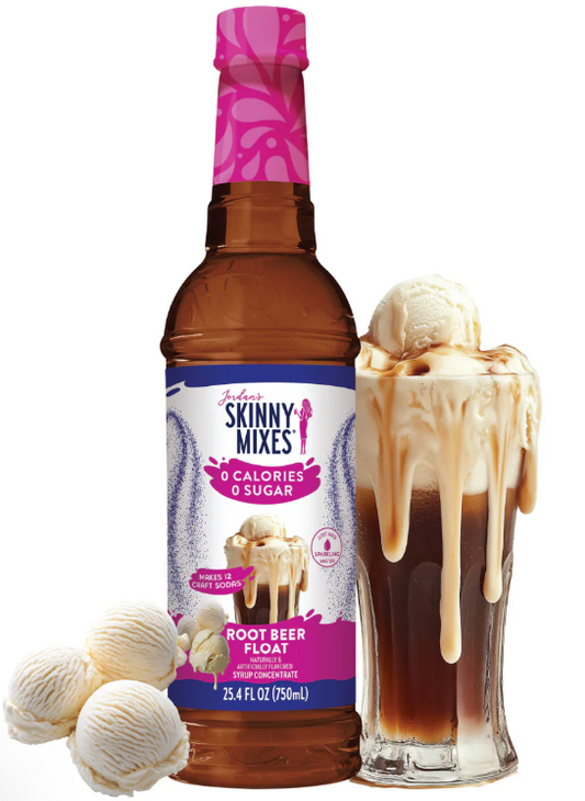 Skinny Mixes - Root Beer Float Syrup - 0 Calories, 0 Sugar, 0 Carbs & Keto Approved