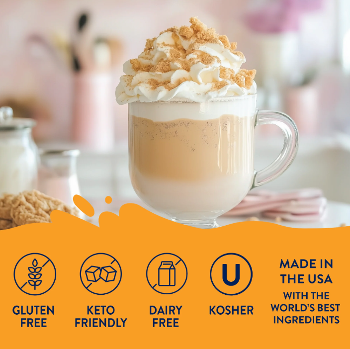 Skinny Mixes - Cookie Butter - 0 Calories, 0 Sugar, 0 Carbs & Keto Approved