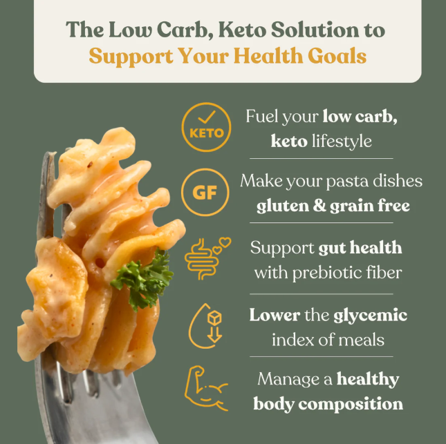 Chef's Kiss - Lupin Pasta - Rotini - Gluten Free, Low Carb, Keto Approved, High Protein