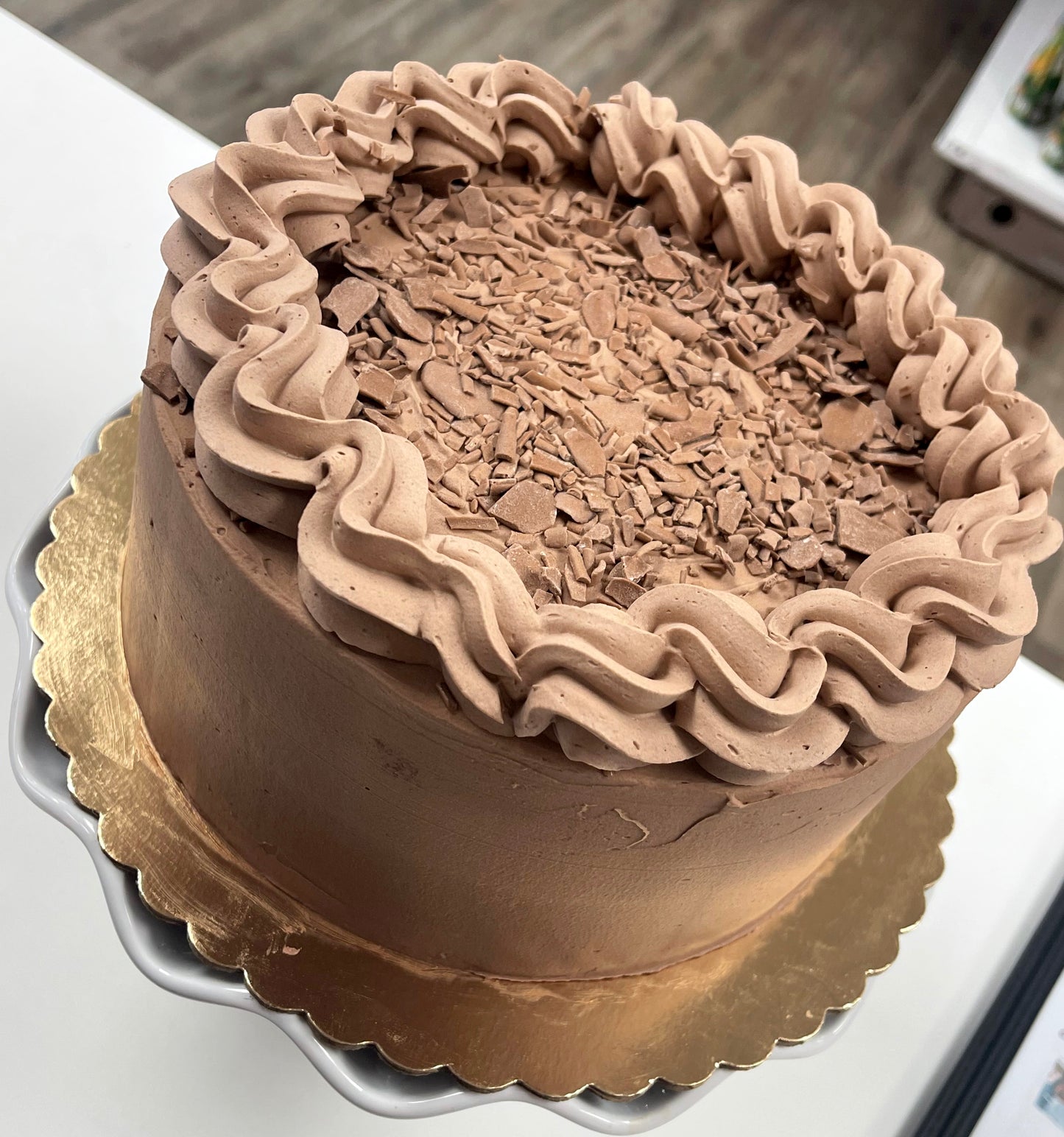 PICK UP ONLY - Keto 8" Cake - Decorated Vanilla Cake - Gluten Free, Sugar Free, Low Carb & Keto Approved