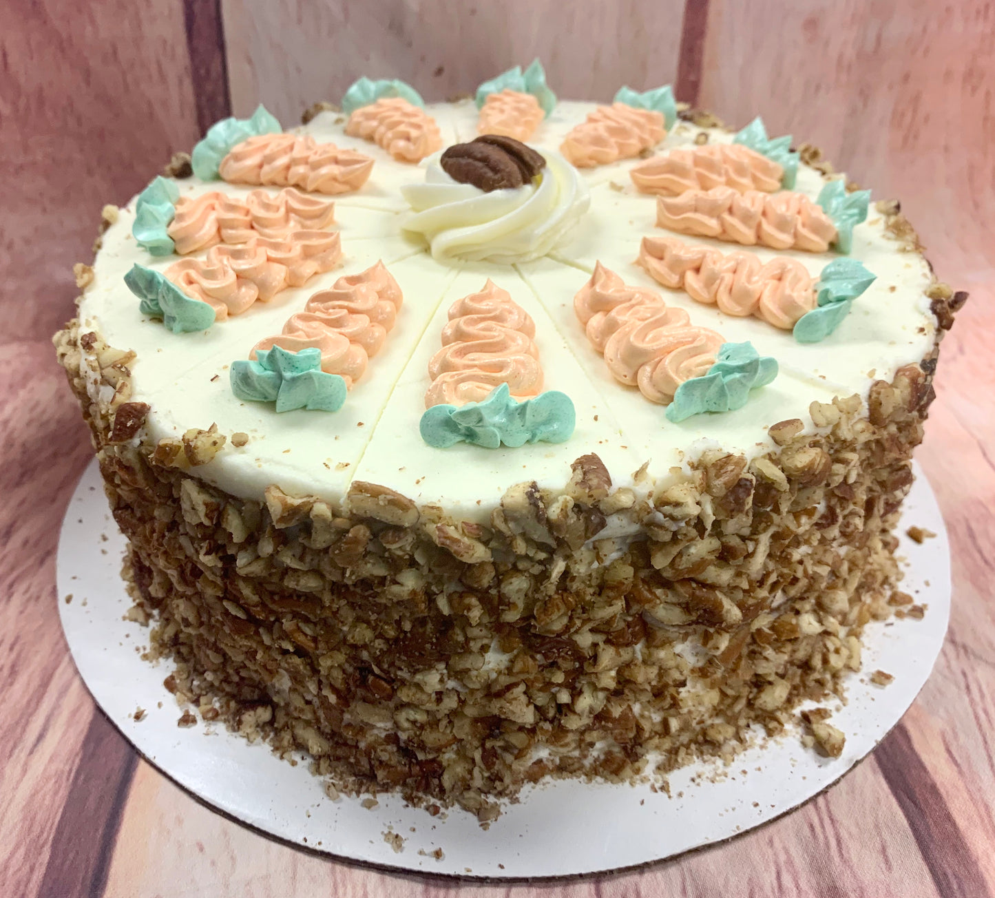 PICK UP ONLY - Keto 8" Cake - Decorated Vanilla Cake - Gluten Free, Sugar Free, Low Carb & Keto Approved