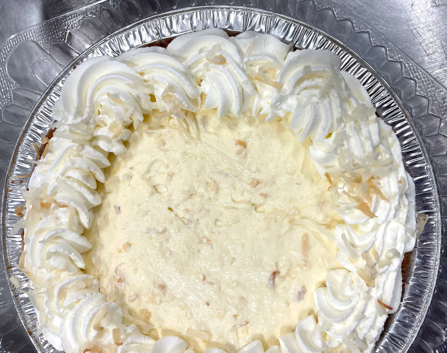 PICK UP ONLY - Carb Smart Coconut Cream Pie, Mini Pie or 9" Pie **Seasonal** - Gluten Free, Sugar Free, Low Carb & Keto Approved