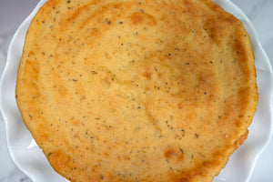 Keto Fat Head Italian Seasoned Pizza Crust - 10" Gluten Free Pizza Crust - Gluten Free, Sugar Free, Low Carb & Keto Approved
