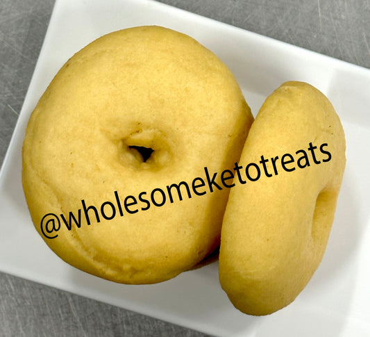 Keto Bagels - Plain Bagel - Gluten Free, Sugar Free, Low Carb, Keto Approved & Diabetic Friendly