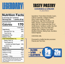 Load image into Gallery viewer, Legendary Foods - Cookies &amp; Cream | Protein Pastry - Gluten Free, Sugar Free, Low Carb, Keto Friendly
