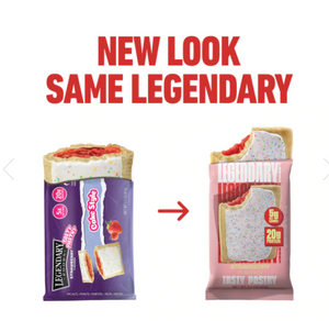 Legendary Foods - Tasty Pastry -Strawberry Cake Style - Gluten Free, Sugar Free, Low Carb & Keto Approved