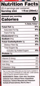 Skinny Mixes - Raspberry - 0 Calories, 0 Sugar, 0 Carbs & Keto Approved
