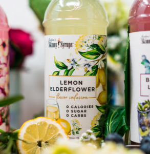 Skinny Mixes - Lemon Elderflower - Flavor Infusion - 0 Calories, 0 Sugar, 0 Carbs & Keto Approved
