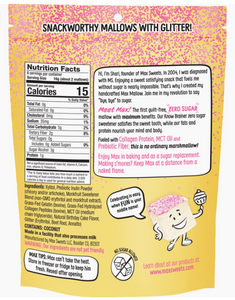 Max Mallow - Birthday Funfetti Marshmallows - Gluten Free, Sugar Free, Low Cab & Keto Approved