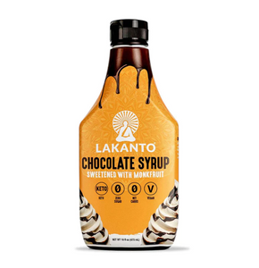 Lakanto - Sugar Free Chocolate Syrup, Keto Ice Cream Topping - Gluten Free, Sugar Free, Low Carb