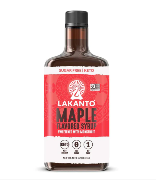 Lakanto - Sugar Free Maple Syrup, Keto Syrup Topping - VEGAN, Gluten Free, Sugar Free & Low Carb