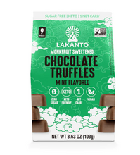 Load image into Gallery viewer, Lakanto - Sugar Free Keto Mint Chocolate Truffles - Gluten Free, Sugar Free &amp; Low Carb
