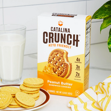 Load image into Gallery viewer, Catalina Crunch - Peanut Butter Sandwich Cookies - Gluten Free, Low Sugar, Low Carb &amp; Keto Friendly
