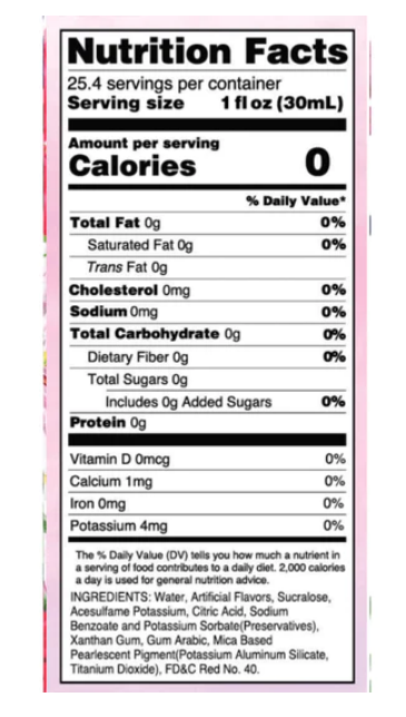 Skinny Mixes - Cotton Candy - 0 Calories, 0 Sugar, 0 Carbs & Keto Approved