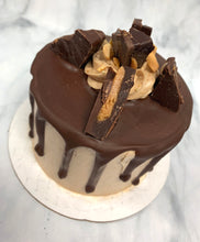 Load image into Gallery viewer, IN STORE ONLY - Keto 4&quot; Mini Cakes - Chocolate - Chocolate &amp; Peanut Butter Explosion - Gluten Free, Sugar Free, Keto Approved
