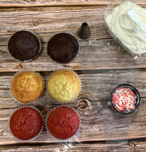 DIY Keto Cupcake Kit - Do It Yourself Cupcake Kit - Gluten Free, Sugar Free, Low Carb, Keto Approved
