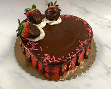 Load image into Gallery viewer, IN STORE ONLY - Keto 8&quot; Heart Cake - Single Layered Decorated Heart Shaped Cake - Gluten Free, Sugar Free, Low Carb, Keto &amp; Diabetic Friendly
