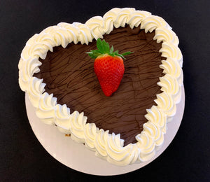 IN STORE ONLY - Keto 8" Heart Cheese Cake - Decorated Heart Shaped Cheese Cake - Gluten Free, Sugar Free, Low Carb, Keto & Diabetic Friendly