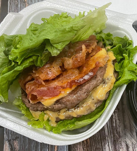 IN STORE ONLY - Keto Cheeseburger Lettuce Wrap - Gluten Free, Sugar Free, Low Carb, High Protein