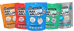 Max Mallow - Classic Vanilla, Keto Marshmallow & Collagen by Know Brainer Foods - Sugar Free Marshmallow Bites