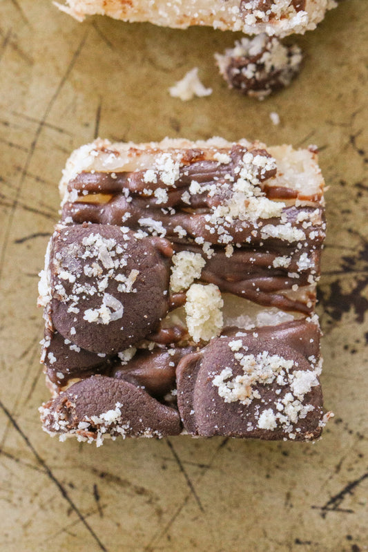 Carb Smart Samoa Cookie Bites - Shortbread, Coconut, Caramel & Chocolate Cookie - Gluten Free, Sugar Free, Low Carb & Keto Approved