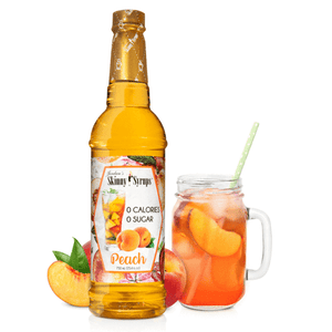 Skinny Mixes - Peach - Sugar Free Peach Syrup - 0 Calories, 0 Sugar, 0 Carbs & Keto Approved