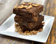 Load image into Gallery viewer, Keto Fudgy Brownies - Peanut Butter Brownies - Gluten Free, Sugar Free, Low Carb &amp; Keto Approved
