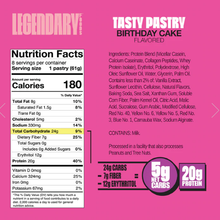 Load image into Gallery viewer, Legendary Foods - Birthday Cake | Protein Pastry - Gluten Free, Sugar Free, Low Carb &amp; Keto Approved
