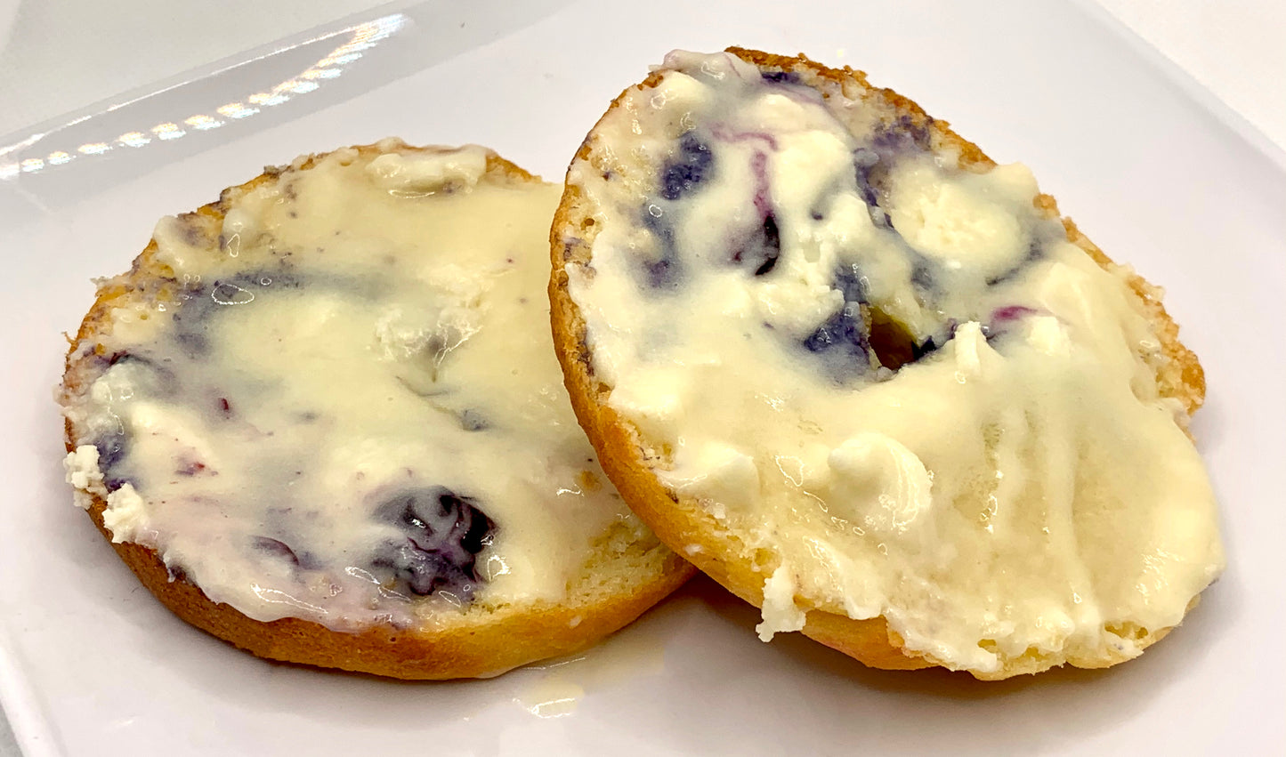 Keto Bagels - Sweet Blueberry Bagels - Gluten Free, Sugar Free, Low Carb, Keto Approved & Diabetic