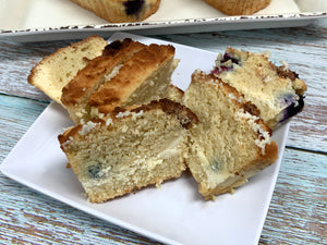 Keto Blueberry Cheesecake Loaf - 3/4 lb. Loaf - Gluten Free, Sugar Free, Low Carb & Keto Approved