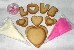 DIY Keto LOVE Cookie Kit - Do It Yourself Cookie Kit - Gluten Free, Sugar Free, Low Carb, Keto Approved & Diabetic Friendly